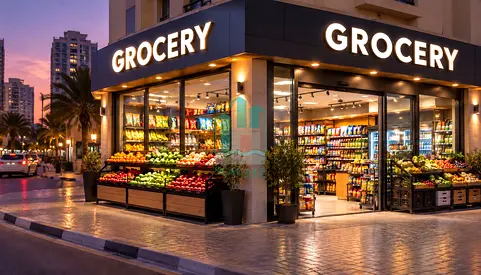 RETAIL SHOP IN PRIME LOCATION IN A LABOR CAMP IN DIP - 1300 SQ FEET - RENT AED 350000/-