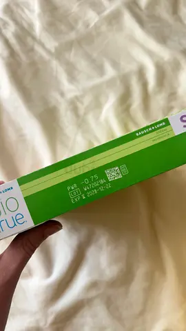 Brand new BioTrue contact lenses, unopened box (expiry 2028)