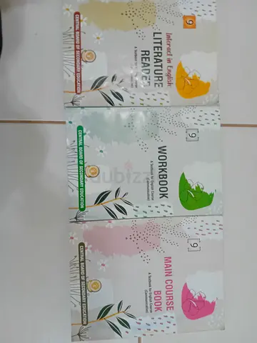 Set of CBSE Class 9 English Coursebook, Workbook and Literature Reader