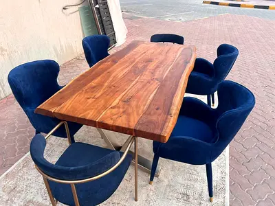 Original wooden Daning table with chairs