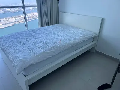 Queen Bed with mattress and big storage drawers