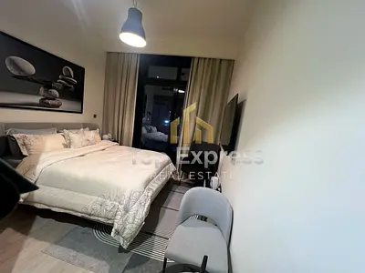 Furnished Studio | Azizi Riviera 48 | Balcony City View