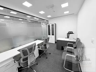 Ready-to-Move Office | AED 34K | 180 Sq. Ft. | 1 Min Walk from Metro