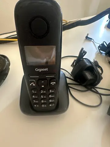 Gigaset cordless landline phone with charger - working condition