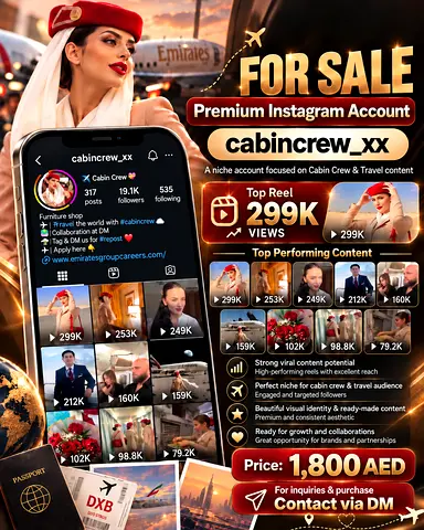 Instagram Account for sale
