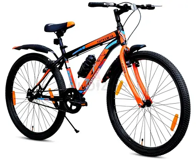 26-inch Mountain Bike - Orange/Black, Good Condition Leader Spyder
