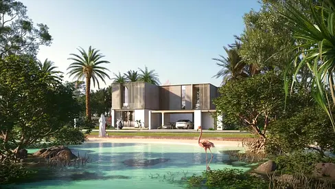 Prime Lagoon View | 6BR Premium Villa | Majlis | Warm