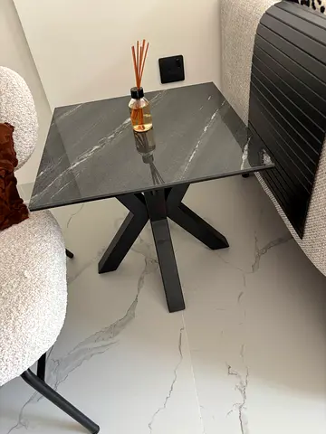 End table marble top