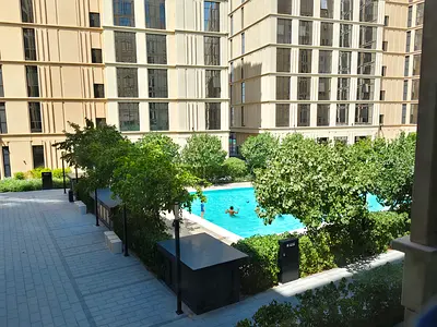 SPACIOUS MODERN STUDIO APARTMENT FOR RENT IN AL MAMSHA SHARJAH FEATURING PREMIUM FINISHING CAR FREE COMMUNITY WORLD CLASS AMENITIES AND PRIME LOCATION