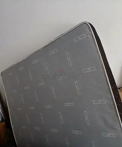 Single mattress with anti-slip cover - good condition