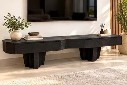 Marina Home Solid Wood Modern Design Tv Console