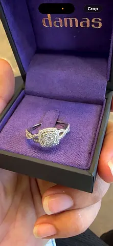 WHITE GOLD DIAMOND RING 💍