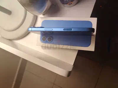 Blue iPhone 16 in good condition