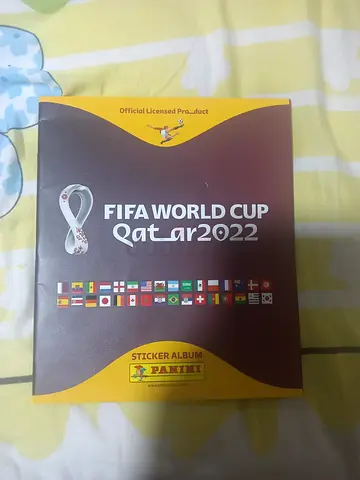 World Cup 2022 Panini sticker album, 2% complete.