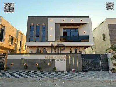 Modern villa for sale featuring luxury finishes and high-end contemporary specifications—registration fees included. Ideally located with easy access