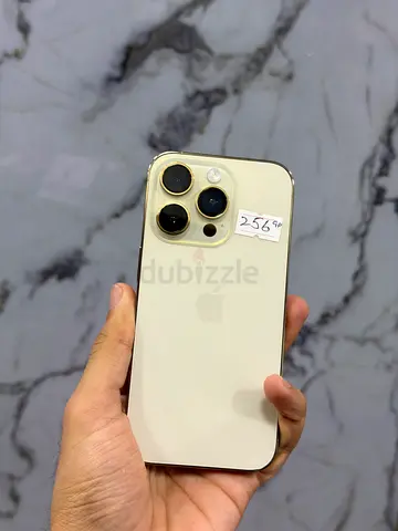 iPhone 14 Pro 256GB - Gold, Good Condition 1350 aed