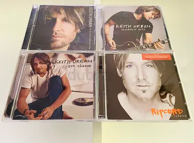 4 Keith Urban Music CD’s