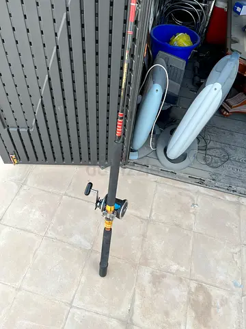 Black wolf rod and reel