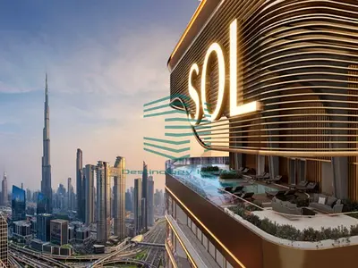 إطلالة على برج خليفة | شقة من 3 غرف نوم | Sol Luxe SZR