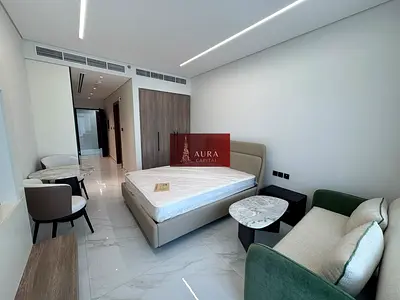 استوديو مفروش | برج سكاي هيلز 2 | شرفة مطلة على المدينة