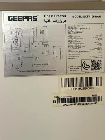 Deep freezer for sale