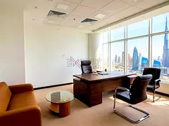 Fully Fitted Office | Burj Khalifa View | Vacant