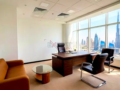 Fully Fitted Office | Burj Khalifa View | Vacant