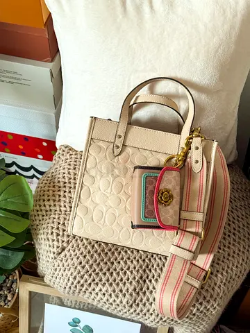 Coach Field Tote 22 In Signature Leather
