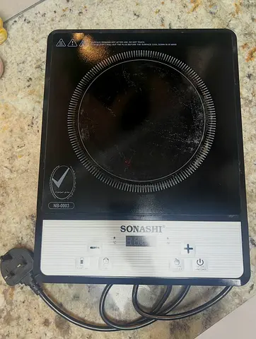 Sonashi Single Induction Cooktop - perfect condition as new