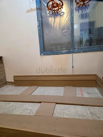 HOMEBOX 222x168 Queen Bed Frame Laminated Wood