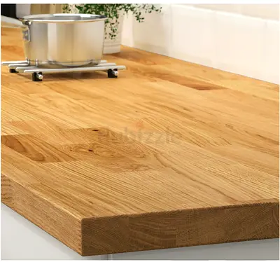 Ikea table top with4 legs Countertop — 2.5cm Thick, Natural Finish