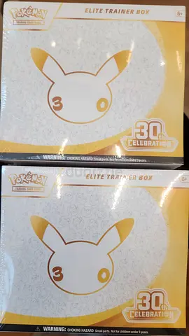 Pokémon 30th Anniversary Elite Trainer Box (Sealed) - 2 Boxes