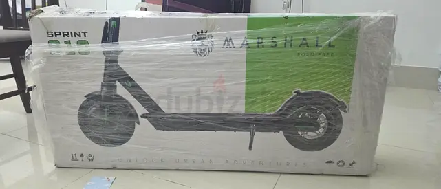 Marshall Sprint S10 Electric Scooter Black
