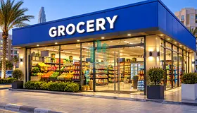 SHOP - PRIME LOCATION - ROAD FACING - 15000 SQ FEET - CHILLER FREE - RENT AED 100/- SQ FEET - SPA &