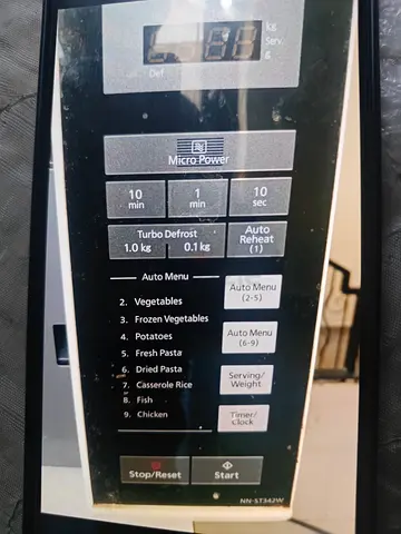 Panasonic microwave oven - used, working
