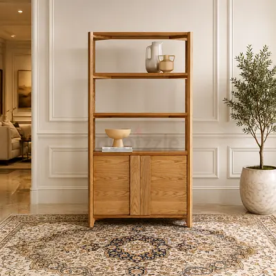 Crate and barrel Vertex Closed Bookcase
