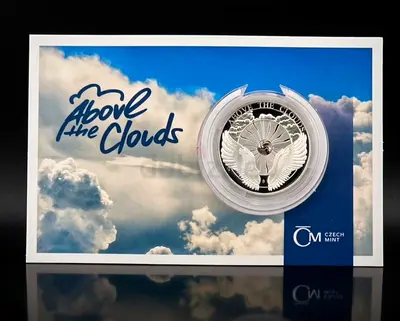 Above the clouds,1oz silver coin.