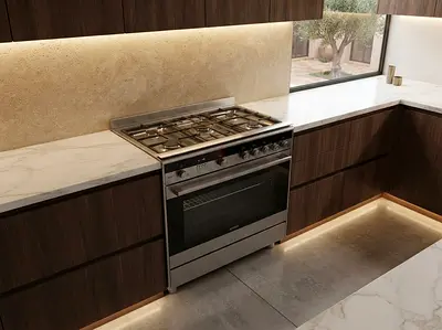 Siemens iQ700 Gas & Electric Cooker 90x60Cm, Top Gas Oven