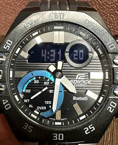 Casio Edifice Bluetooth Men's Watch - Black/Blue