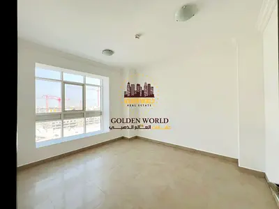Two bedroom apartment in Al Majaz 2 Al Wahda Street with open view master bedroom two bathrooms pleasant finishing and annual rent of 46000 AED