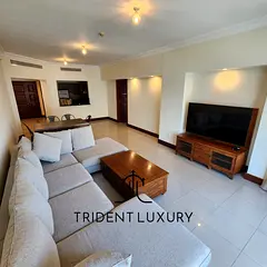 Spacious 2BR+Maid | Fully Furnished | Park Facing