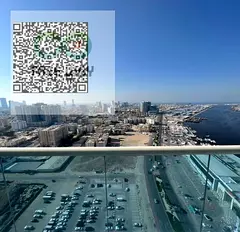 Super deluxe 3-bedroom apartment with a living room and a distinctive view of Al-Hoor; internet and