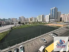 Three bedroom apartment in Abu Shagara with a beautiful view directly facing Abu Shagara Park in a v