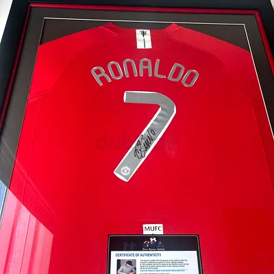 Signed football shirts
