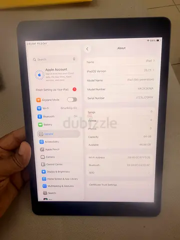 Apple iPad 9th generation 64 gb like a new