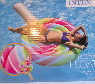 Rainbow Lollipop Float 198x127x24cm
