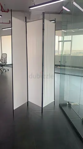 Office tables, chairs, Window blinds For Sale