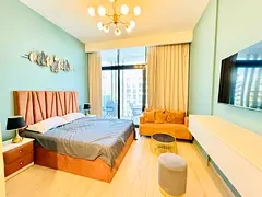 Chiller Free AC // Fully Furnished// Spacious Studio Just 48k Rent 4 Cheques