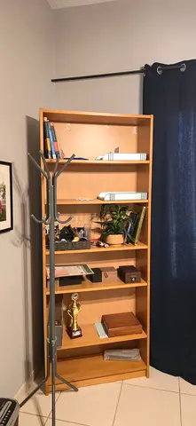 IKEA bookcase / shelving unit in beech finish - good condition