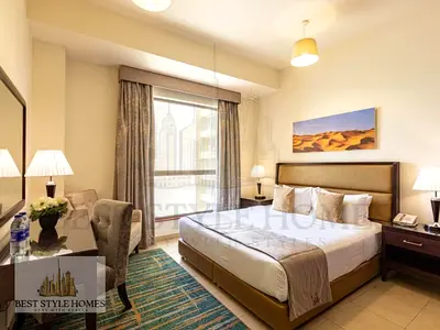 YEARLY STAY 12 CHEQUES PAYMENT, Monthly Payments, One Bedroom Hall, Fully Furnished Hotel